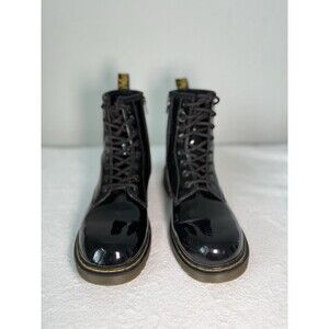 Doc Martens 1460Y Patent Leather Combat Boots G 6/B 5 Punk Goth Rocker Edgy Cute